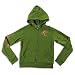 Pink Jewel by Flowers by Zoe - Preteen Girls Hooded Sweatshirt Jacket, Army Green