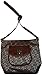 Women's DKNY Purse Handbag T&C Turnlock Large Cross Body Chino/Saddle