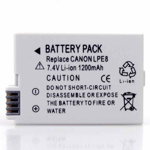  new year Battery LP E8 Canon Rechargeable Lithium ionB0044BXROW