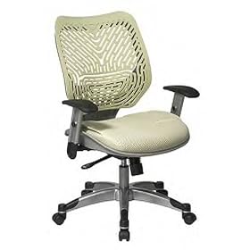 Office Star REVV Series Manager¿s Chair with SpaceFlex Back and Mesh Seat, Kiwi by Office Star