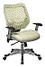 Office Star REVV Series Managers Chair with SpaceFlex Back and Mesh Seat, Kiwi