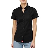 Dickies Girl Poplin Girls S/S Woven Black