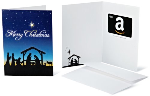 Amazon.com Gift Card - $50 (Christmas Nativity design)