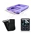 Fosmon&reg; Premium Quality 3 in 1 Silicone Case Skin + Armband + Screen Protector for Apple iPod Nano 3rd Generation ( Purple )