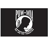 POW/MIA Flag 3x5ft Superknit Polyester - Double Sided