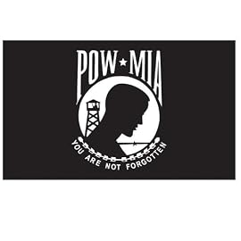 POW/MIA Flag 3x5ft Superknit Polyester - Double Sided