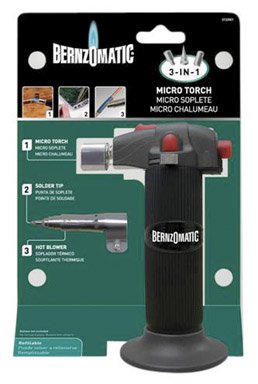 6 each: Bernzomatic Micro Flame Butane Torch & Soldering Kit (ST2200T)
