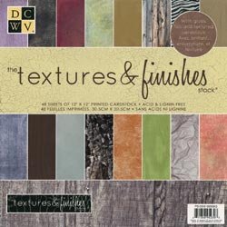The Textures & Finishes 12 x 12 Paper Stack By 