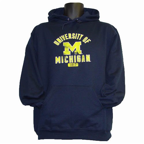 Buy Michigan Wolverines Champion Distressed Hoody