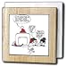 Sean Boley Cartoon about Santa and Video Games for Christmas - 6 Inch Tile Napkin Holder