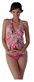 Hamptons Gold Retro Halter - Maternity Swimwear