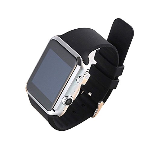 PowerLead Pwah A9S Bluetooth Smart Watch For Apple iPhone IOS & Android Smart Phone With 2 Million Camera Support Gsm / Gprs 850/900/1800/1900 Black
