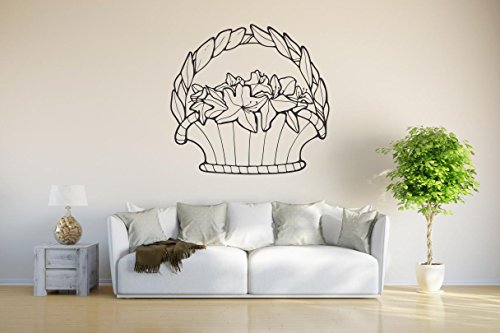 Imagen principal de Etiqueta de la pared d83 cesta de la flor bonita 40x37 cm