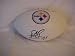 Troy Polamalu Hand Signed Autographed Pittsburgh Steelers Full Size NFL Football