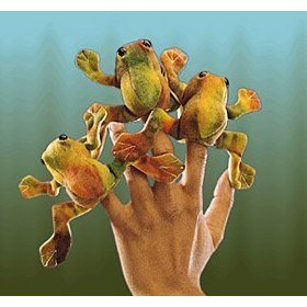Childrens Toyshop  Toys : Folkmanis Mini Frog Finger Puppet