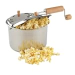 Back to Basics Stainless-Steel Stove-Top Popcorn Popper