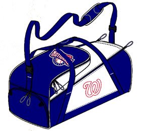 Washington Nationals Duffle Bag