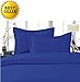 Elegant Comfort ® 1500 Thread Count Egyptian Quality Wrinkle and Fade Resistant 2-Piece Pillowcases, ?? Best Deal ??, Standard Size - Royal Blue