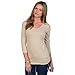 Fashion Corner Women's Layering Three Quarter Sleeve Tee