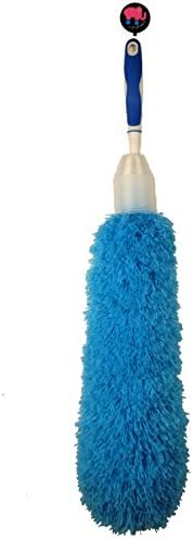 Qshi Microfiber Hand Duster for Home Kitchen Office (Blue)