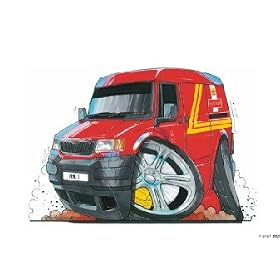 LDV ROYAL MAIL VAN KOOLART IMAGE CERAMIC MUG 1357