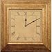 Wide Antique Gold Stepped Clock - 26
