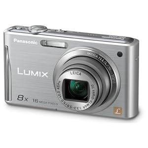 Panasonic 16.1MP Digital Camera with 8x Wide Angle Image Stabilized Zoom and 2.7 inch LCD