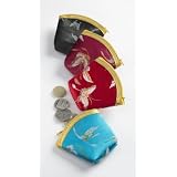 Burgundy Satin Butterfly Purse TF388