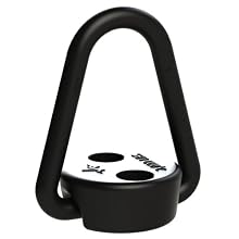 American Drill Bushing 34030 Flip-Flop Hoist Ring, Chrome Moly Steel w/ Black Oxide finish, G Thread Size 5/16", 2000 lbs Working Load Limit, 5/16" Diameter Ring