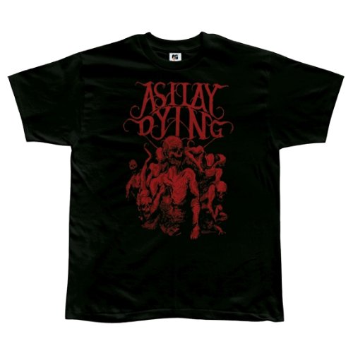 As I Lay Dying - Mens Zombies Soft T-shirt Small Black