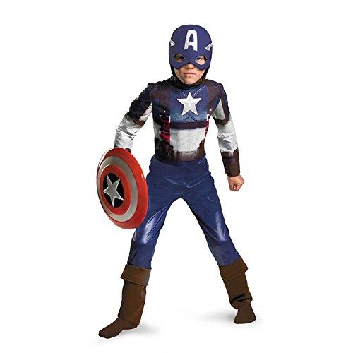 Captain America Movie Child Classic Costume - Large (10-12)