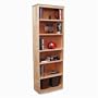 Gothic Cabinet Craft Wood Bookcase With Five Adjustable Shelves