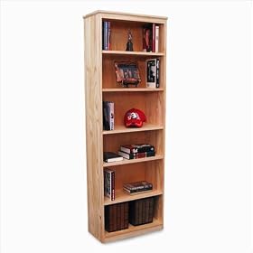 Gothic Cabinet Craft Wood Bookcase With Five Adjustable Shelves by Gothic Cabinet Craft