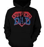 Super Dad Mens Sweathirt, Mens Pullover Fathers Day Hoodie