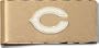 Chicago Bears Gold Plated Brass Money Clip