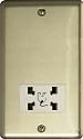 Varilight - Dual Voltage Shaver Socket Matt Chrome - XSSS