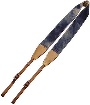 Washed Denim/Leather Universal Camera Shoulder Neck Strap DSLR SLR 7101