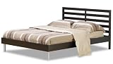 Furniture FX Urban Loft Concord Bed, Queen, Espresso