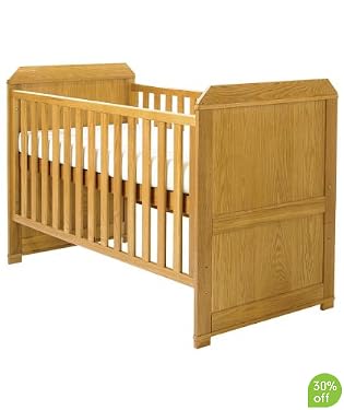 East Coast Langham Cot Bed - Oak
