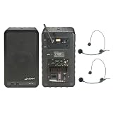 AZDEN Single-Channel VHF Powered Speaker System with Wireless Mics - A4, 171.905MHz headset