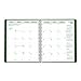 Brownline 2015 Ecologix Monthly Planner 14 Months, English, 8-7/8-Inch X 7-1/8-Inch, Green (CB430W.GRN_2015)