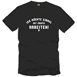 Produkt-Bild: Ich m&ouml;chte einmal mit Profis arbeiten! - T-Shirt Gr. S bis 3XL - PRO Collection / Berufsbekleidung