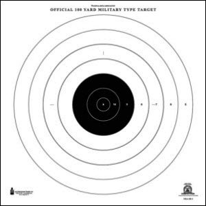 Amazon.com : NRA 100 YARD RIFLE RAPID FIRE TARGET 50 PACK : Hunting ...