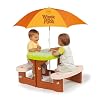 Smoby 310466 - Winnie Puuh Picknicktisch mit Sonnenschirm