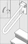 HealthCraft Angled P.T. Rail, Nifty 2-3 Stairs 32" Safety Support Bannister (FREE Shipping)