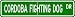 Cordoba Fighting Dog STREET SIGN ~ High Quality Aluminum ~ Dog Lover