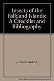 Insects of the Falklands Islands : a checklist and bibliography