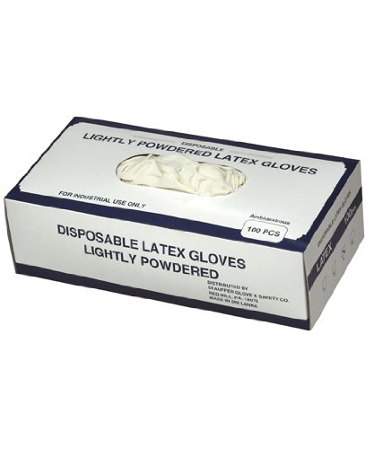 Disposable Latex Gloves (White)