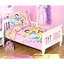 Disney Princesses - 3pc Toddler/Crib Comforter - Girls Quilt Bedding Set