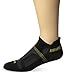 Balega Hidden Contour Impact Resistance / Cushioning Performance No Show Athletic Running Socks for Men and Women (1 Pair), Black/Yellow, Small